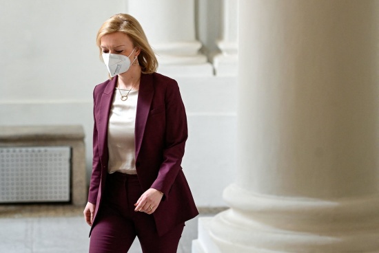 英國(guó)外交大臣利茲&middot;特拉斯表示加緊為烏克蘭最壞的情況做準(zhǔn)備