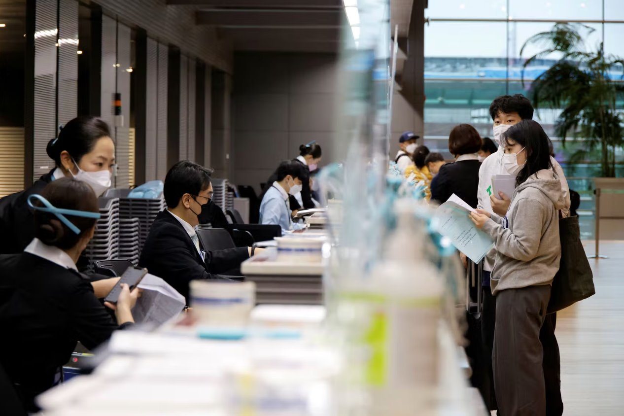 隨著COVID規則的放松 韓國人涌向海外進行“報復旅行”