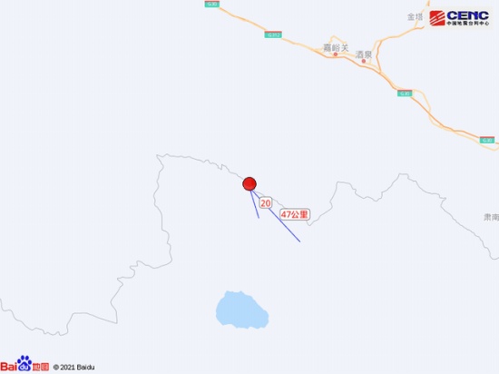 甘肅張掖發生5.1級地震