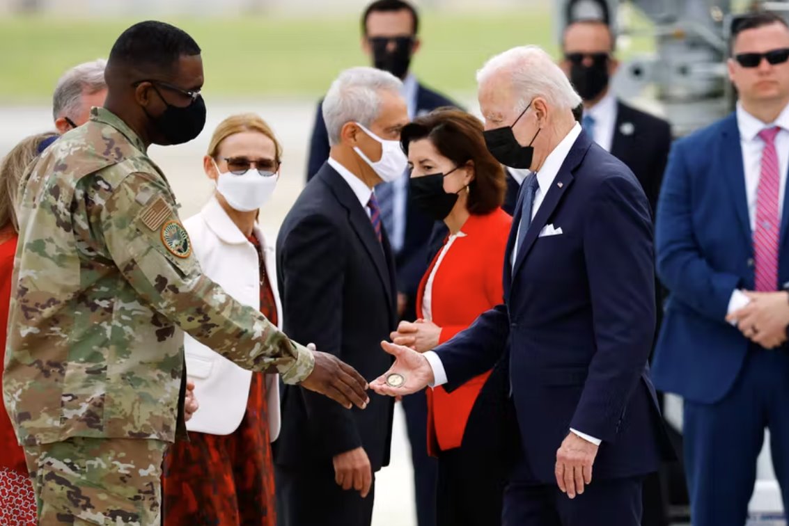 美日狼狽為奸 拜登稱美國完全致力于日本的防御