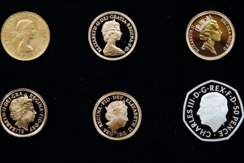 英國新發行的印有查爾斯國王肖像的硬幣揭曉