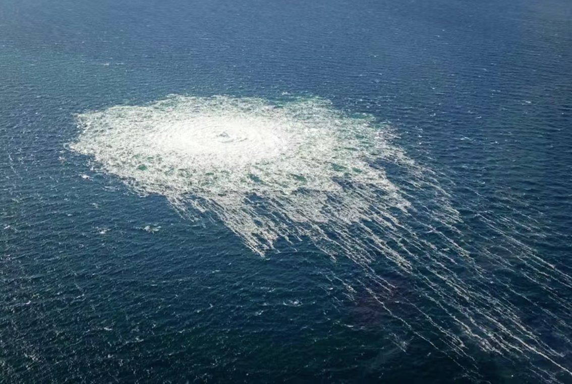 俄羅斯天然氣工業股份公司：2015年在北溪1號發現北約排雷艦