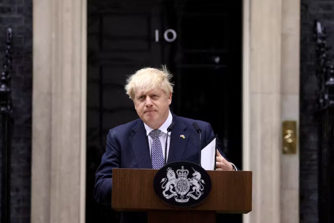 鮑里斯·約翰遜關于退出英國首相競選的聲明