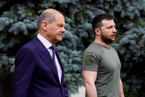 德國總理朔爾茨承諾向烏克蘭提供更多防空幫助