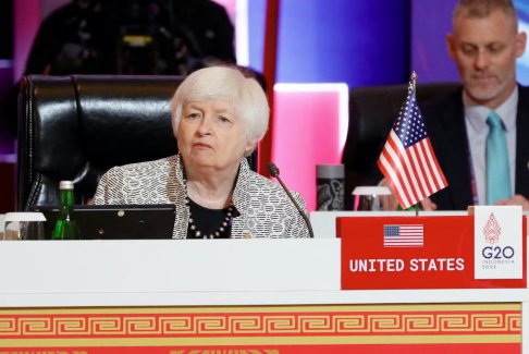 美國財政部長在G20峰會上會見中國央行行長、意大利