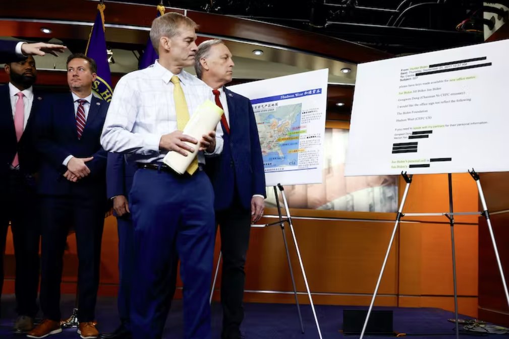 美國眾議院共和黨人把調查拜登作為首要任務