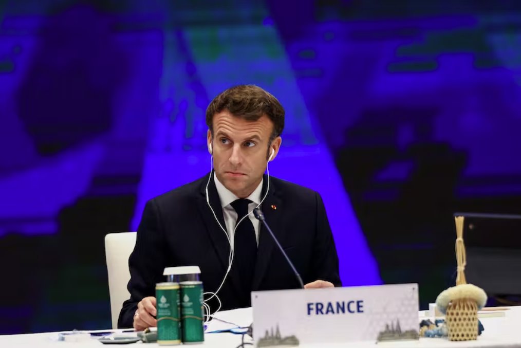 法國總統馬克龍指責俄羅斯在非洲具有“掠奪性”影響力