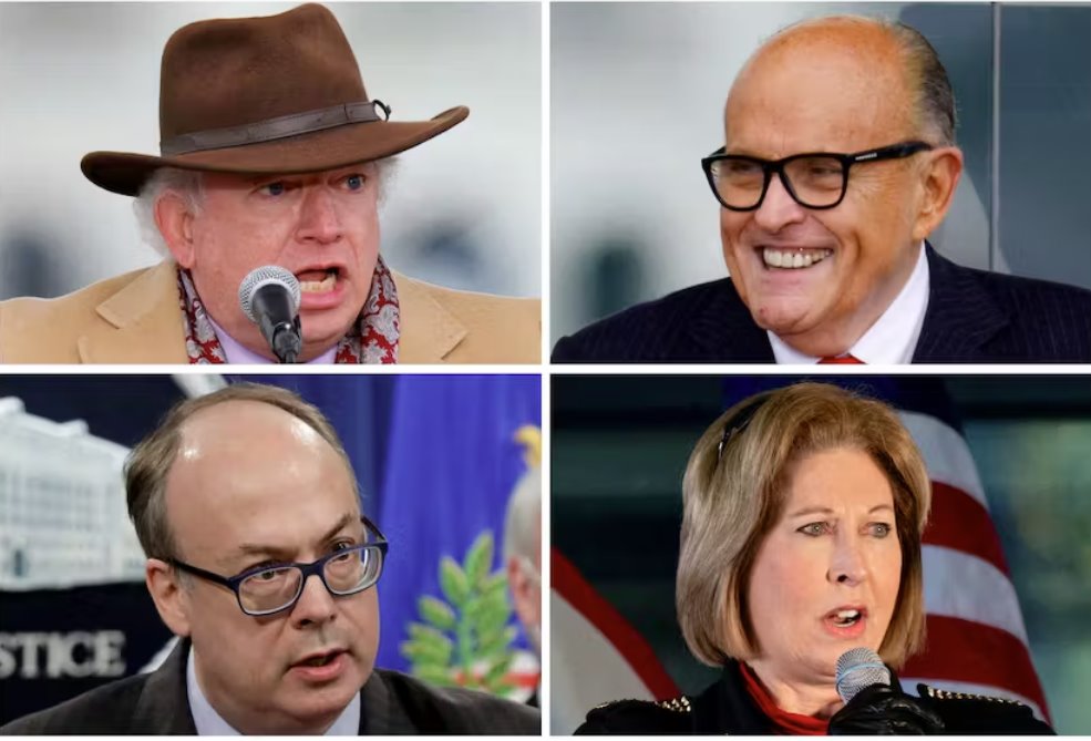 誰是在佐治亞州選舉計劃中被起訴的特朗普盟友？