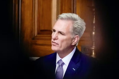 美國共和黨眾議院議長麥卡錫面臨罷免