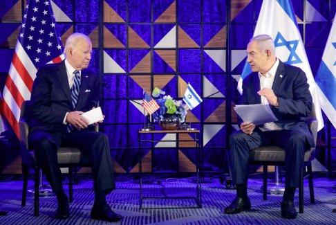 拜登向內(nèi)塔尼亞胡施壓要求以色列保護(hù)平民