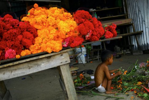 在阿卡普爾科的破壞中 墨西哥人紀念亡靈節(jié)
