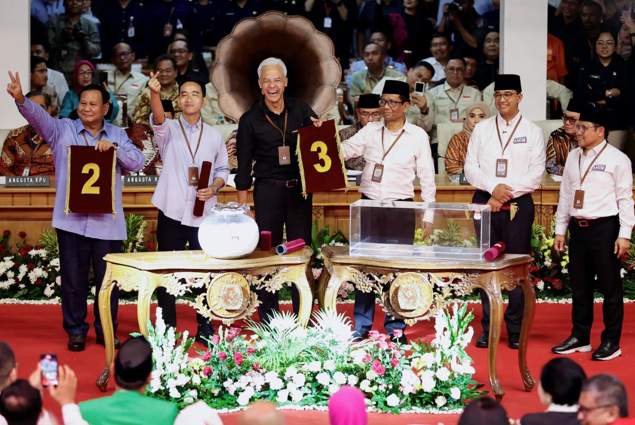 印度尼西亞總統選舉的競選活動開始