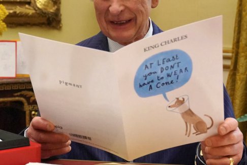 查爾斯國王癌癥治療期間收到康復卡片