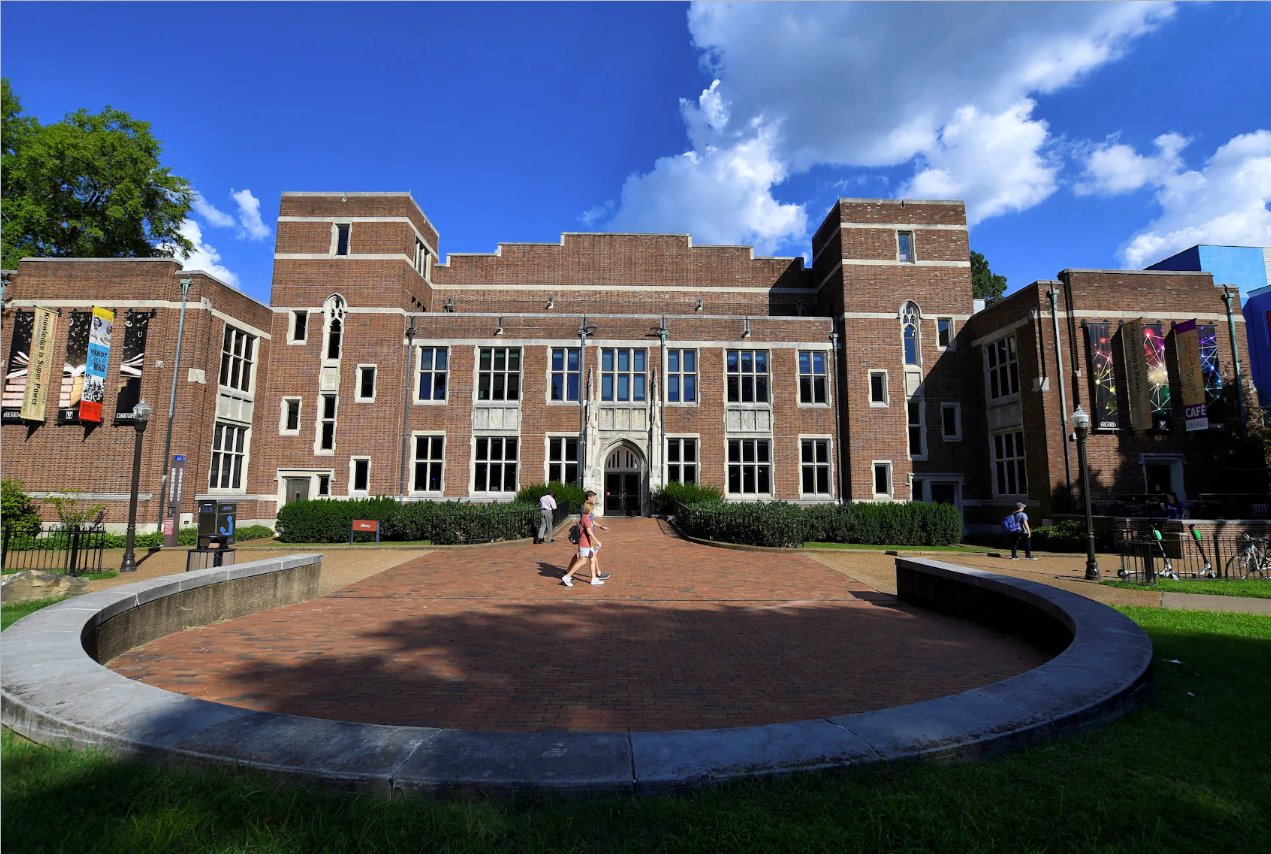 美國田納西州納什維爾范德比爾特大學圖書館,2018年9月18日。