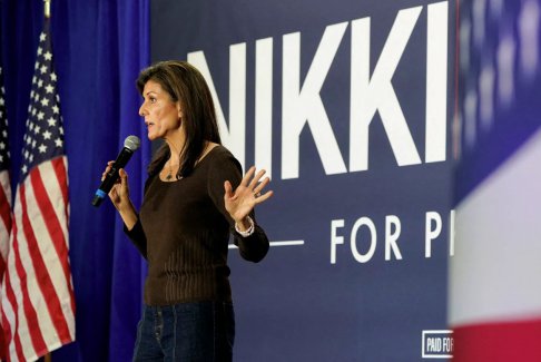 特朗普與黑莉在華盛頓特區共和黨初選中對決