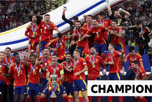 西班牙隊奪冠為歐洲杯畫上了圓滿的句號
