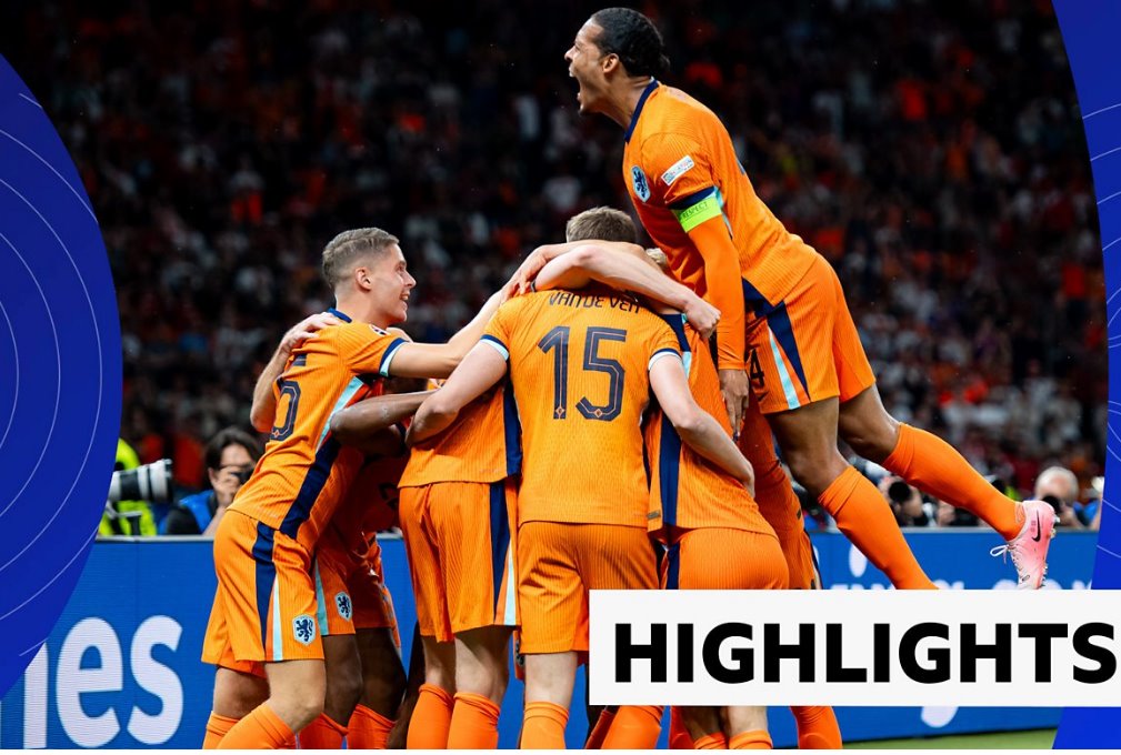歐洲杯荷蘭2-1土耳其晉級半決賽