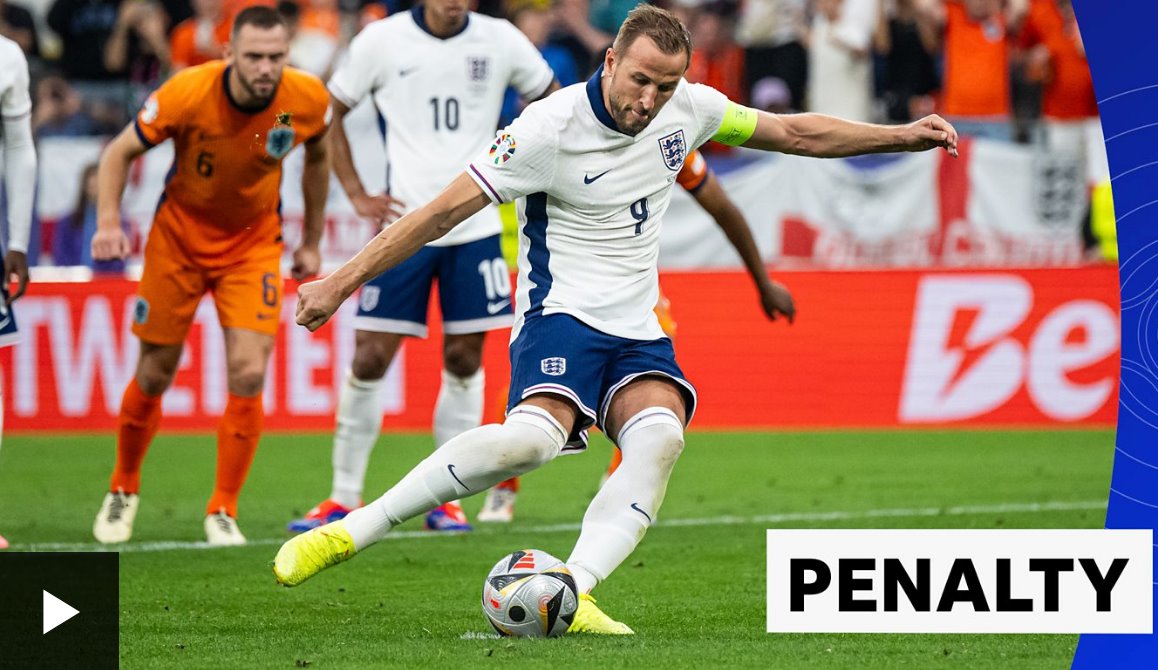 凱恩3個進球分享2024年歐洲杯金靴獎