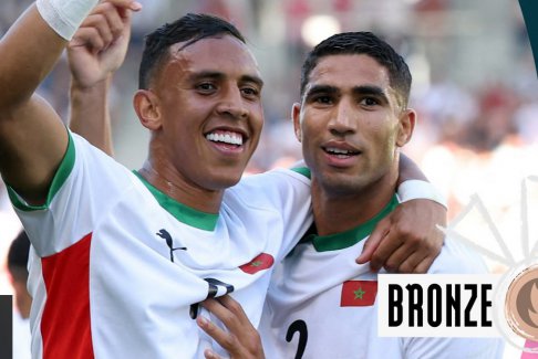 巴黎奧運會男足銅牌戰摩洛哥6-0埃及