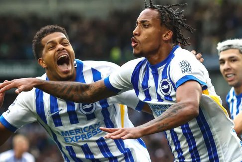 英超聯(lián)賽布萊頓2-1曼聯(lián)