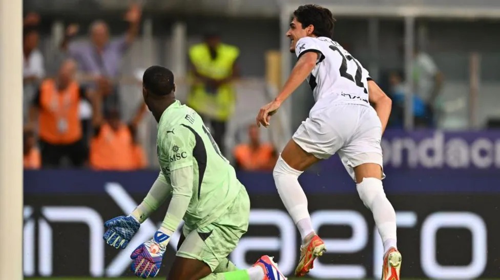 馬特奧·坎切列里(MatteoCancellieri)在恢復(fù)帕爾馬領(lǐng)先后離開(kāi)