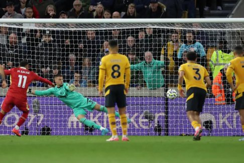 英超聯賽狼隊1-2利物浦