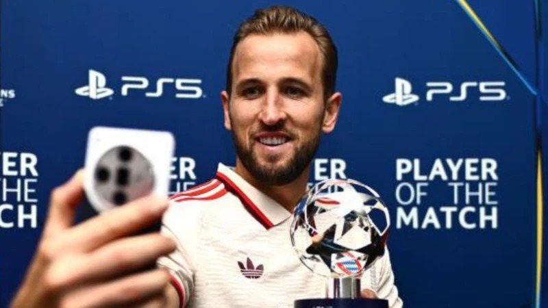 哈里·凱恩在四冠王后被評為歐足聯最佳球員