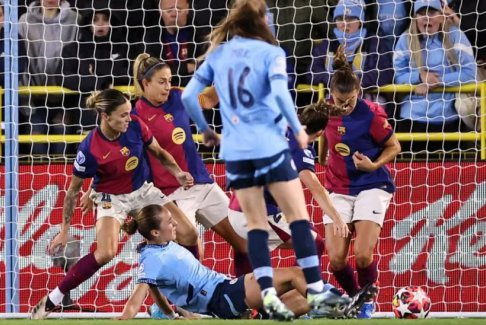 歐洲女子冠軍聯賽曼城2-0巴塞羅那