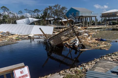 美國颶風米爾頓與海倫和其他颶風比較