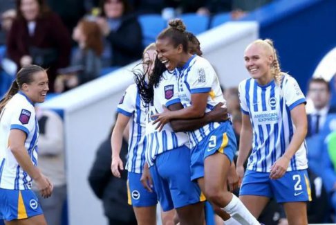 女子超級聯(lián)賽布萊頓1-1曼聯(lián)