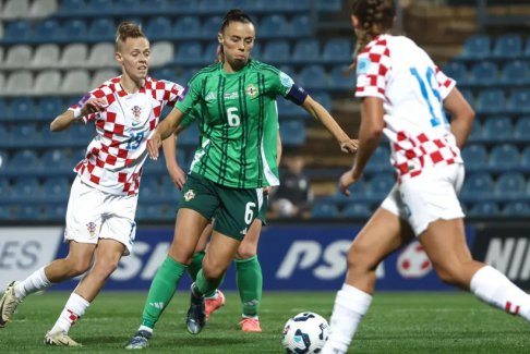 歐洲女足錦標賽資格賽克羅地亞1-1北愛爾蘭