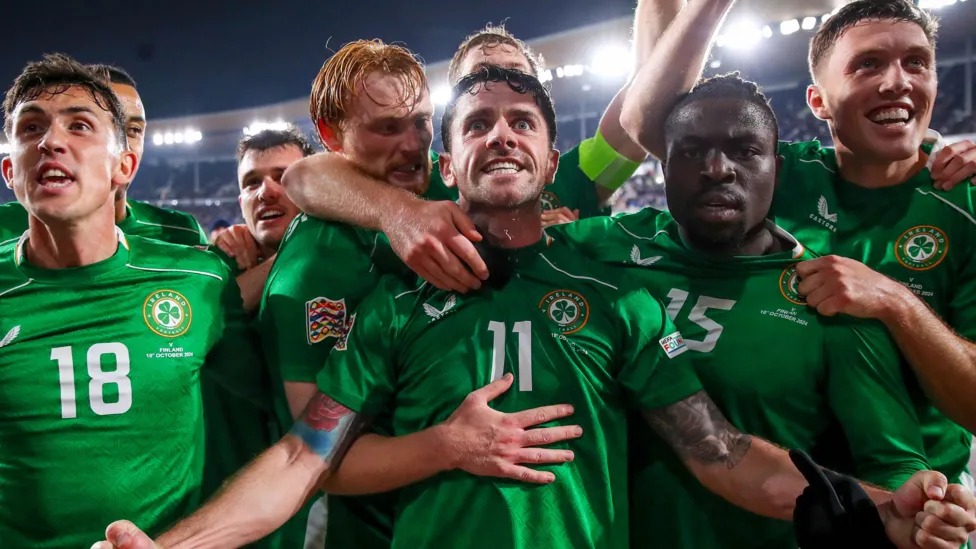 羅比&middot;布雷迪在第88分鐘破門，為愛爾蘭共和國贏得了一場關鍵的勝利