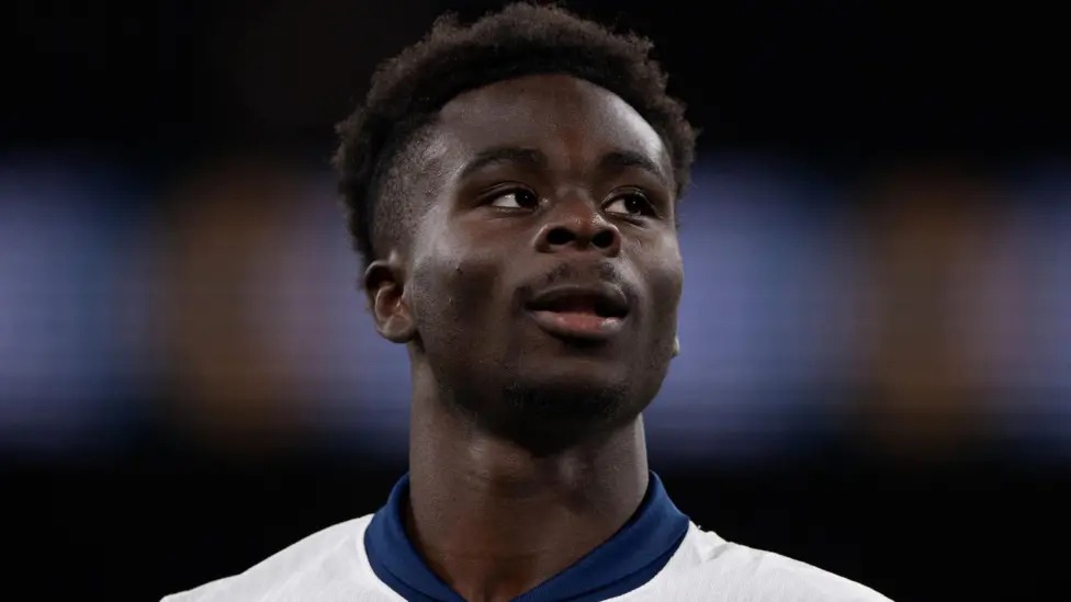 布卡約·薩卡為本賽季槍手隊全部七場英超比賽首發