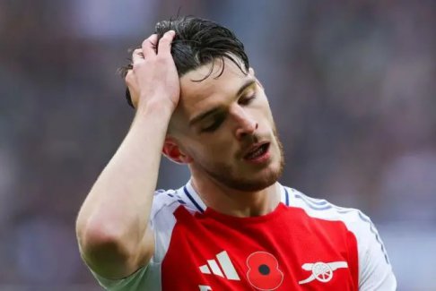 阿森納球員賴斯盡管腳趾受傷仍將繼續上場