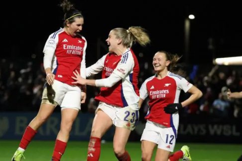 歐洲女子冠軍聯賽阿森納3-2拜仁慕尼黑