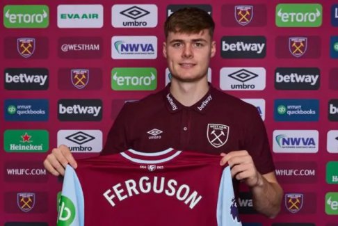 布萊頓前鋒弗格森租借加盟西漢姆聯