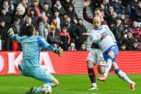 蘇格蘭超級聯賽哈茨1比3流浪者