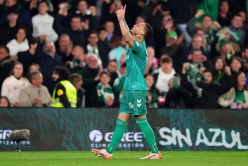 西班牙甲級聯賽皇家貝蒂斯3-0皇家社會