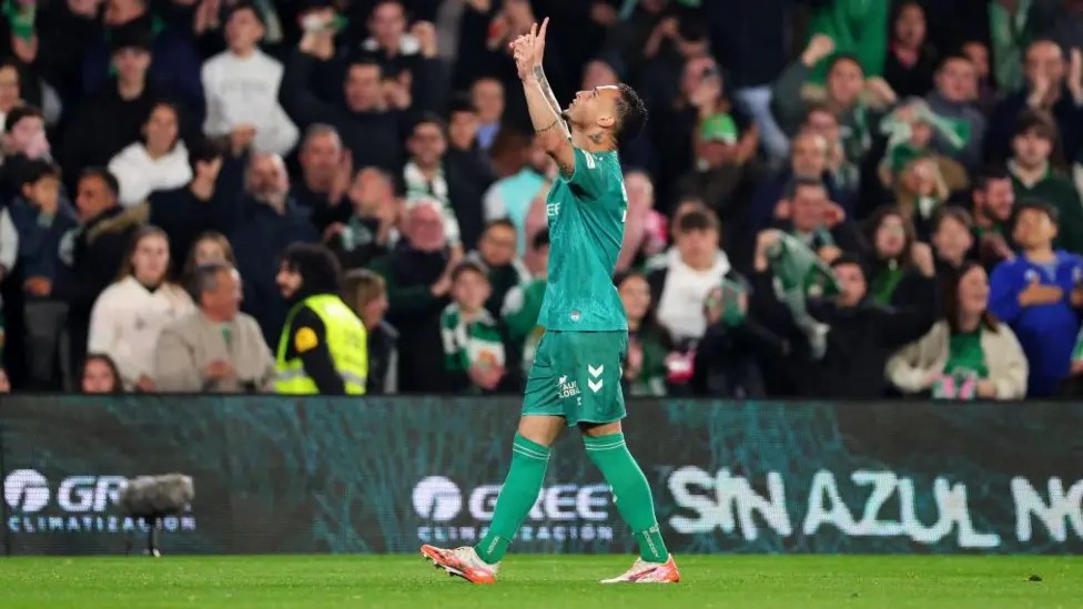 安東尼自今年1月從曼聯租借加盟皇家貝蒂斯以來，已在四場比賽中攻入三球