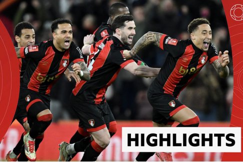 足總杯伯恩茅斯1比1狼隊(duì)