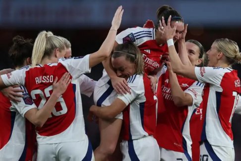 女子超級聯賽阿森納4比0利物浦