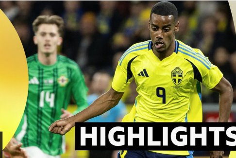 友誼賽瑞典5-1北愛爾蘭