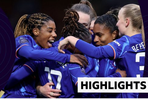女子超級聯賽切爾西4-0水晶宮