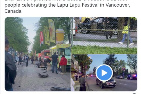 拉普拉普節：加拿大溫哥華汽車撞擊人群致多人死亡