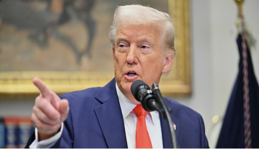 隨著中美貿易戰升級，特朗普將對華關稅提高至104%。