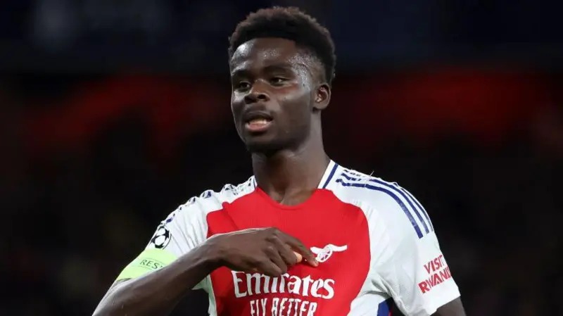 布卡約&middot;薩卡：阿森納自2009年以來就沒有參加過歐冠半決賽