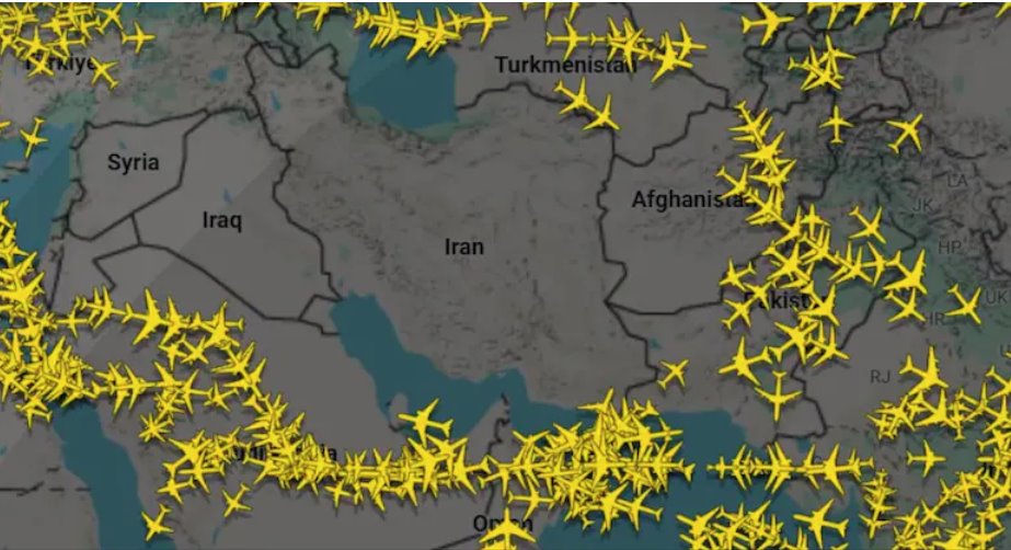 受伊朗與以色列沖突影響,全球航空公司紛紛暫停或減少中東地區(qū)的航班。