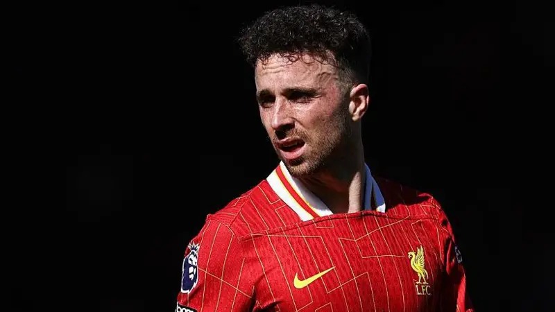 迪奧戈&middot;若塔上賽季代表利物浦出場37次，攻入9球