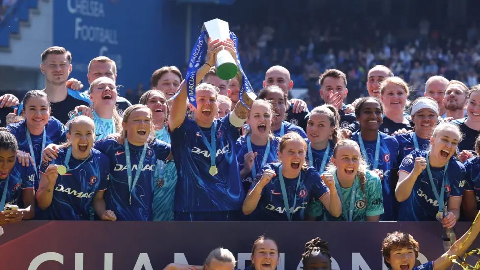 切爾西成為第一支在2024-25賽季22場不敗的女子超級聯賽球隊