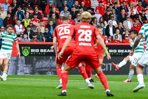 蘇格蘭超級聯賽阿伯丁0-2凱爾特人